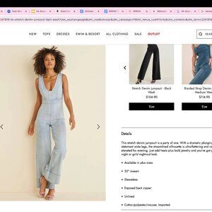 Denim jumpsuit